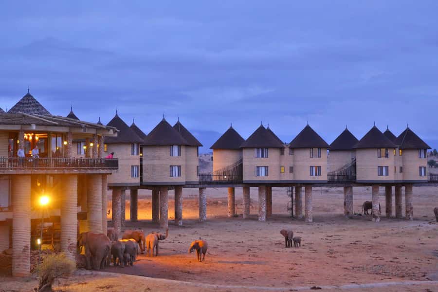 4 days Tsavo East, Amboseli and saltlick lodge safari - Day 1: Entering Tsavo East through Buchuma Gate