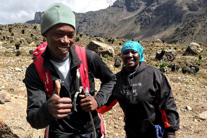 5 Days Mt. Kenya Sirimon route out Chogoria Route with Peak Circuit - Day 2: Sirimon’s moorland and the climb to Shipton’s Camp