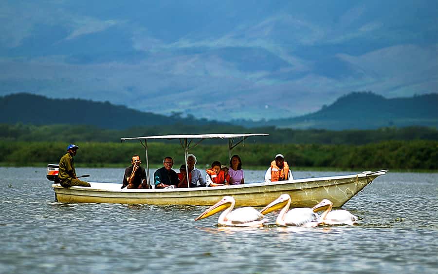 A day tour; Lake Nakuru national park& L. Naivasha Boat ride - The Great Rift Valley viewpoint