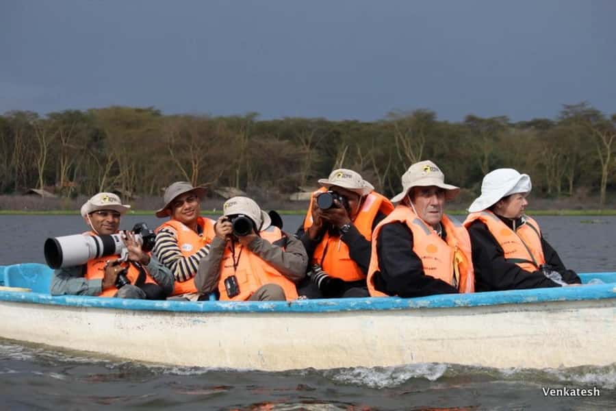A day tour; Lake Nakuru national park& L. Naivasha Boat ride - Crescent Island and what the name can mean