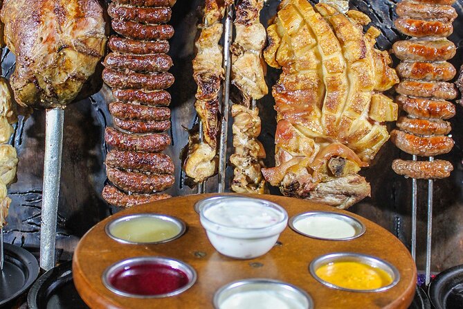 Barbecue Lunch/ Dinner At The Carnivore Restaurant - Nairobi - Sampling crocodile, ostrich, rabbit, and buffalo