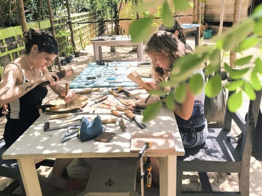 Beginner Swahili Woodcarving Classes with Woman Woodcarver - Traditional Swahili techniques in a beginner-friendly format