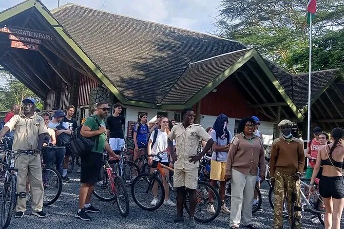 Bike Tour at Hell's Gate National Park, Boat Ride at L. Naivasha - Cycling among giraffes and zebras at Hells Gate
