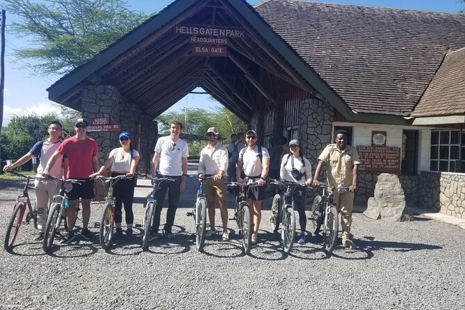 Bike Tour at Hell's Gate National Park, Boat Ride at L. Naivasha - Leaving the bicycles for a Lake Naivasha boat ride