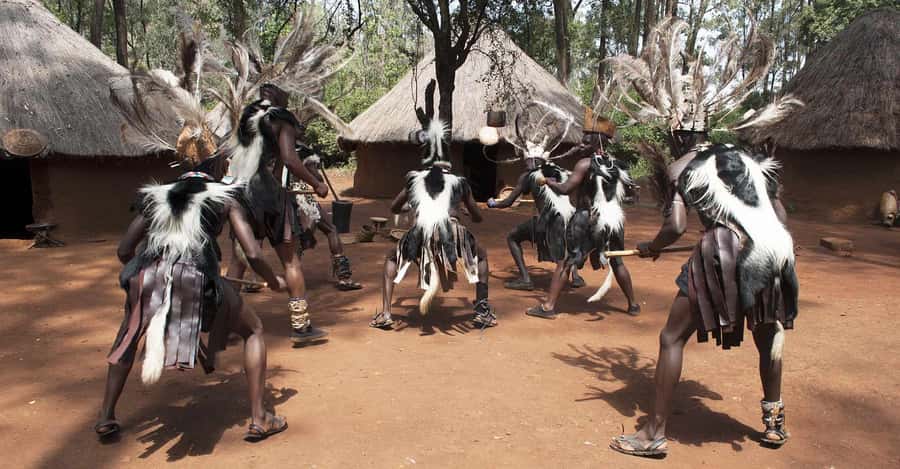 Bomas of Kenya Cultural tour - Walking through the traditional homesteads