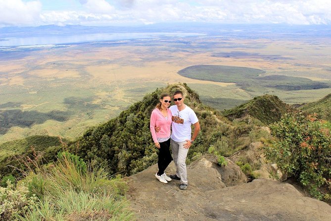 Day Tour To Mount Longonot Park From Nairobi - Looking into the crater from the rim