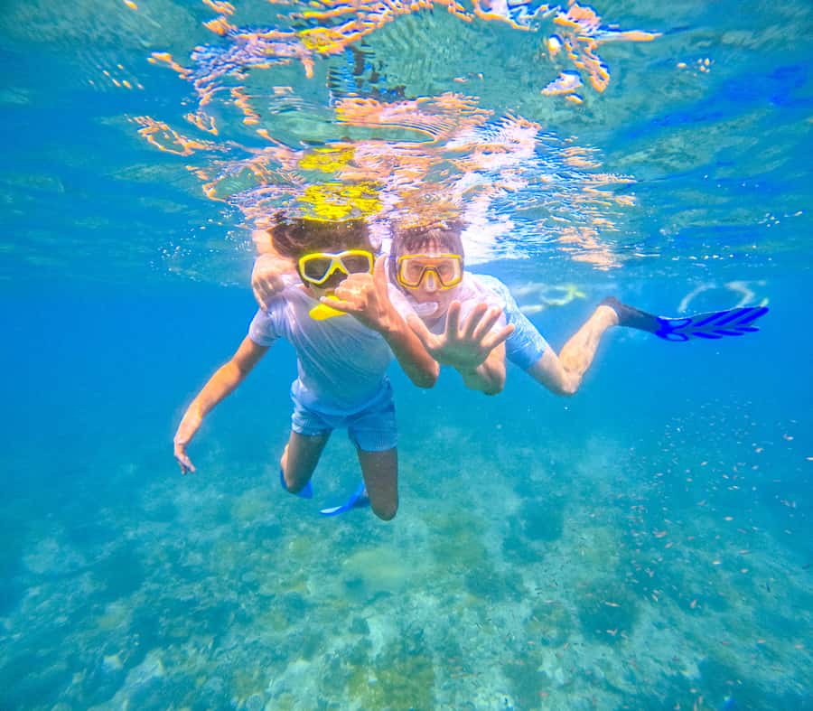 Dhow Adventure to Wasini Island & Kisite Marine Park - The sandbank depends on the tide
