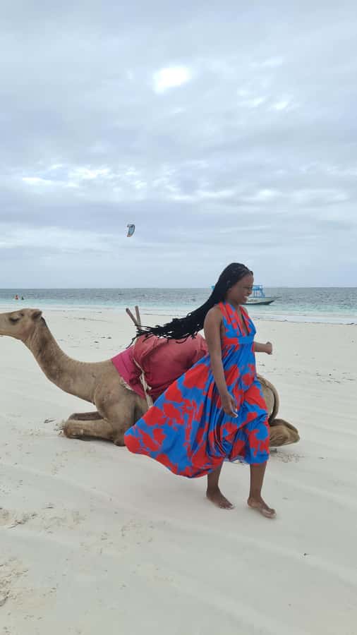 DIANI: BEACH CAMEL RIDE - The $30 price and what you receive