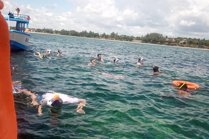 Diani Beach: Glass-bottom Boat Ride with Underwater Show - Seeing Diani marine life through the glass