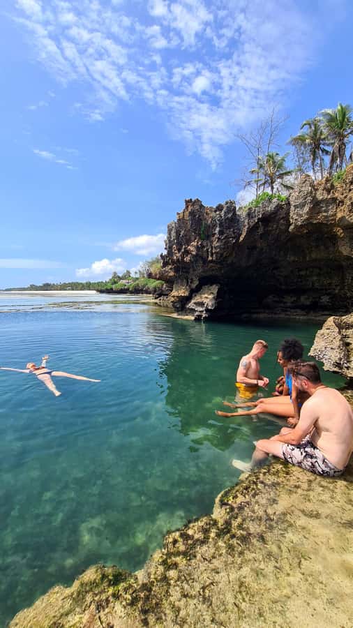 Diani Beach: Private African Pool Map Guided Tour - Caves, snorkeling, and small creatures along the shore