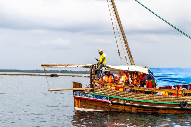 Dolphin Watch & Snorkeling at Kisite Marine Park & Wasini Island - From Mombasa to the dhow at Kisite Marine Park