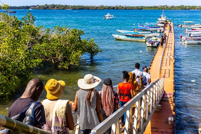 Dolphin Watch & Snorkeling at Kisite Marine Park & Wasini Island - The Wasini Women’s Group boardwalk and coral gardens