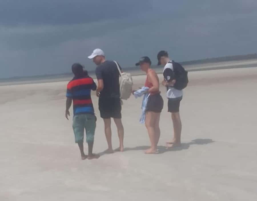 From Diani Beach: Funzi Island Full Day Excursion with Lunch - Boarding the canoe at Bodo
