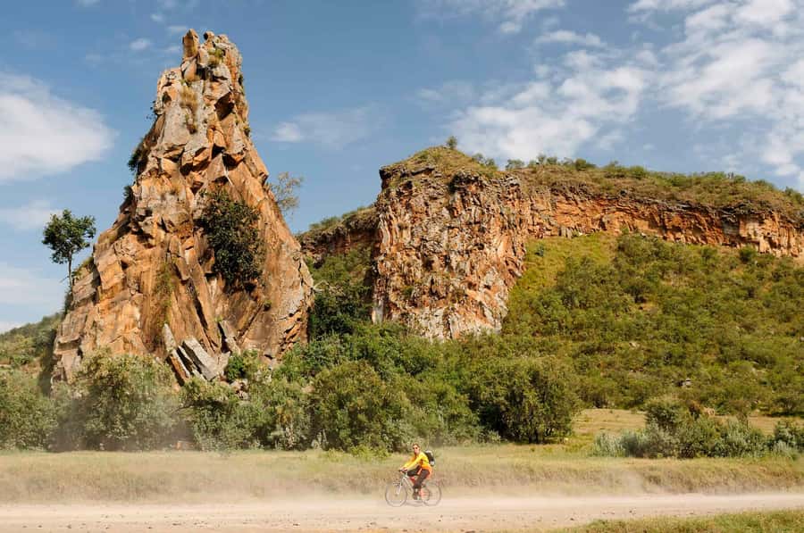 Hellsgate and Lake Naivasha Day Trip from Nairobi - Cycling through Hell’s Gate National Park