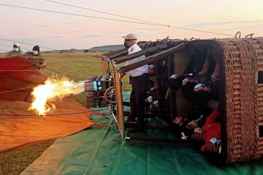 Maasai Mara: Hot Air Balloon Safari & Champagne Breakfast - The open Jeep ride back to camp