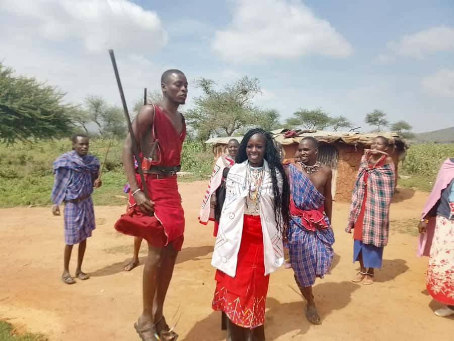 Maasai Village: Cultural Experience of The Maasai Tradition - Inside a manyatta made from local materials