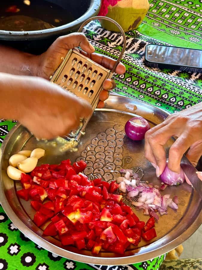 Malindi : Kenyan Cooking Class with Campfire Meal - Preparing Kenyan dishes over the fire