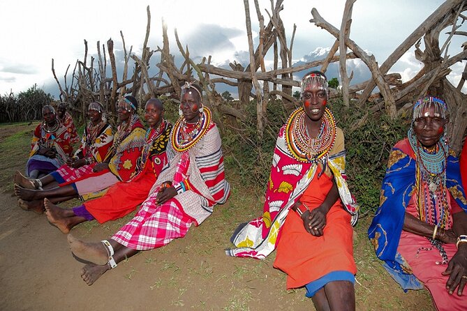 Masai village visit from Nairobi day tour - Meeting Maasai warriors in Kajiado
