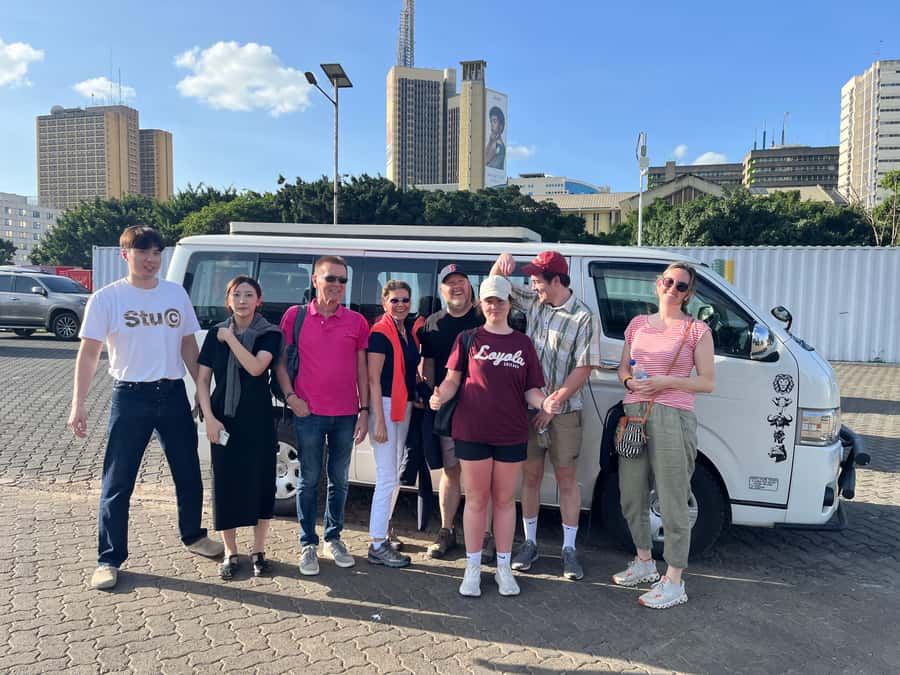 Nairobi: City Site-Seeing Bus Tour - Seeing uptown and downtown from the van