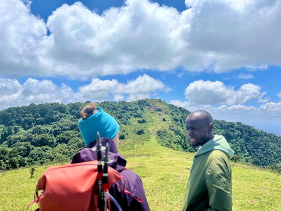 NAIROBI:Ngong Hills Day Hike,Group Tour - Tickets, briefing, and the first forest section