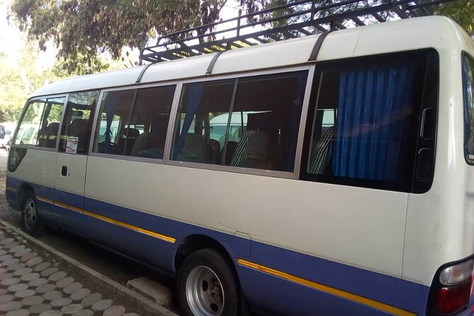 Shuttle Bus from Wilson and Jomo Kenyatta Airport Nairobi to Arusha and Moshi - What the vehicle is really like