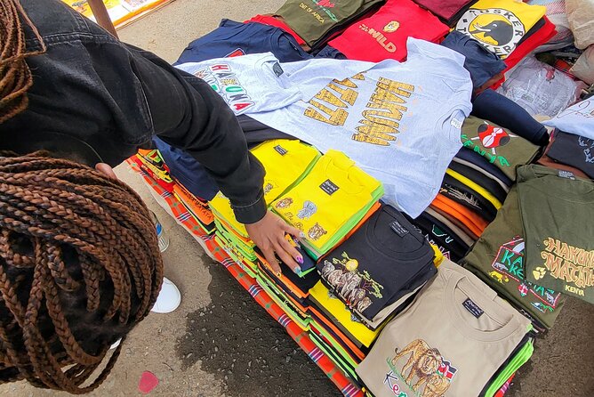 Souvenir Crafts, Fabric Shopping & Hair Braiding & City Tour - Adding Kenyan hair braiding