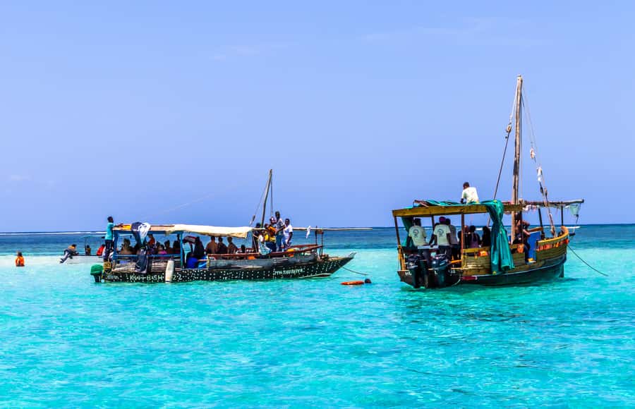 Wasini Island: Dolphin Spotting & Snorkel at Kisite Mpunguti - Looking for dolphins along the coast