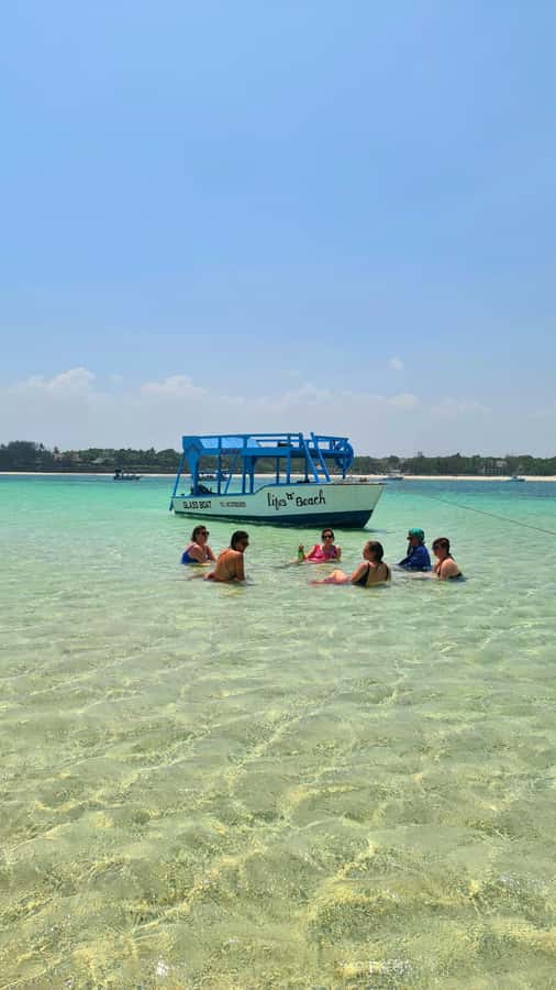 WATAMU: MALINDI: SARDEGNA ISLAND & MALINDI MARINE PARK - Sailing 7 km to Sardegna 2 Island