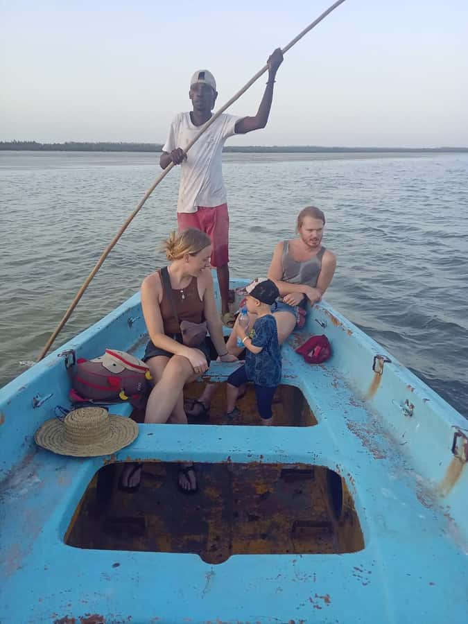 Watamu: Sunset Mangrove Canoe Tour with Coconut Drink - Looking for mudskippers and oysters