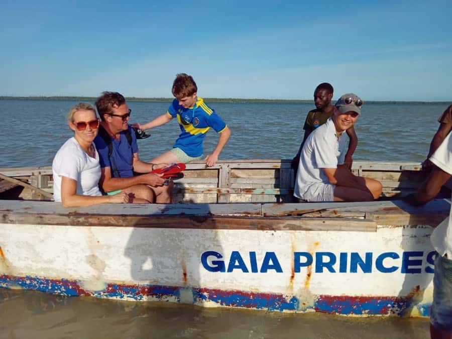 Watamu: Sunset Mangrove Canoe Tour with Coconut Drink - Walking the mudflats at low tide